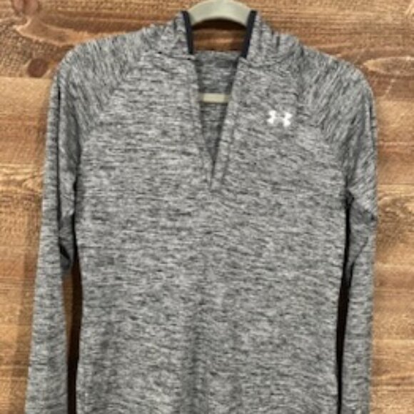Under Armour Women's Black UA Tech Twist Long Sleeve Hoodie, Size Small - Picture 1 of 5